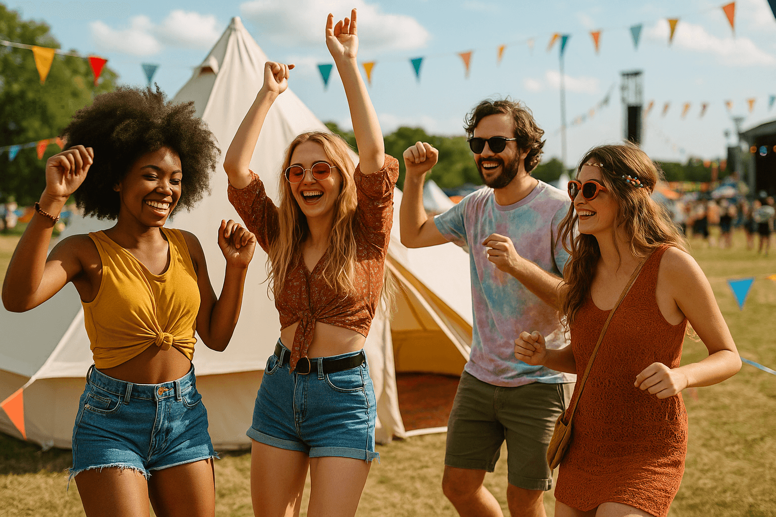 festival-goers Small Indoor Tents